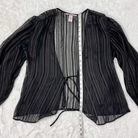 Victoria’s Secret Black Mesh Sheer Slip Cover - Picture 6 of 6